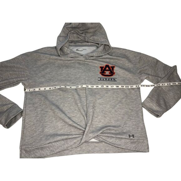 Under Armour Auburn gray gathered front hoodie - L - Picture 5 of 7